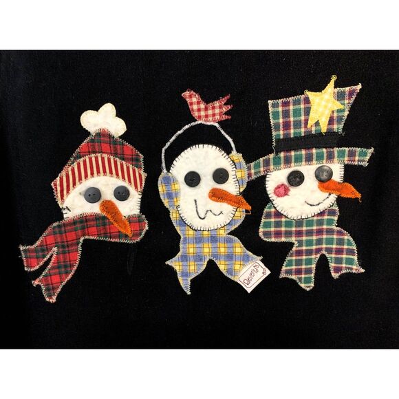 Vintage Beverly's Snowman Artwear Maxi Dress Size Medium - Picture 4 of 8